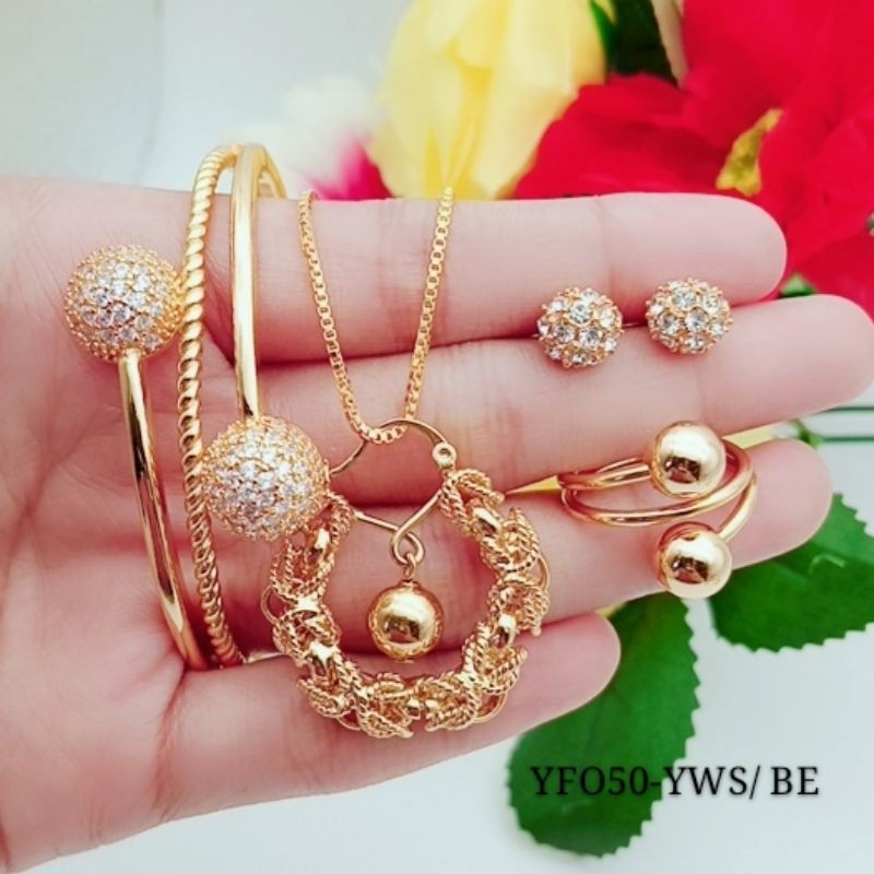 set perhiasan xuping lapis emas terlaris