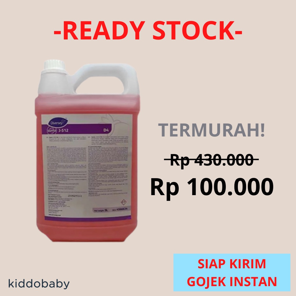 Diversey J-512 Disinfectant For Surface 5Liter | Disinfektan