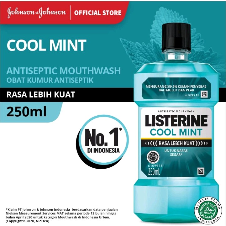 Listerine Mouthwash Cool Mint/Fresh Brush/Zero/Fresh Citrus 250ml