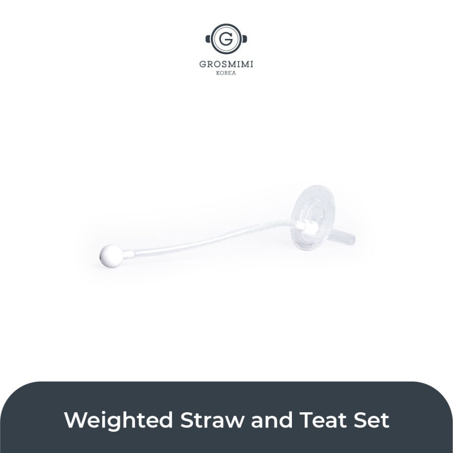 Grosmimi Weighted Straw &amp; Teat Set