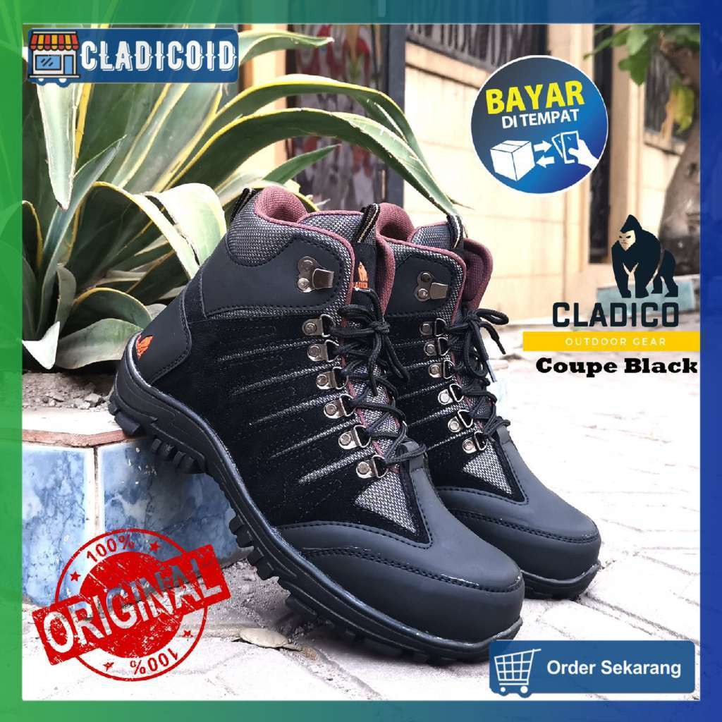 SEPATU SAFETY PRIA UJUNG BESI ORIGINAL MODEL KEREN DAN STYLISH CLADICO COUPE TINGGI