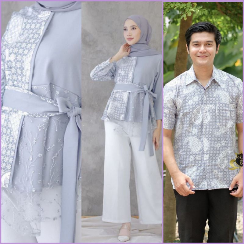 BAJU BATIK WANITA MODERN HANA GENES