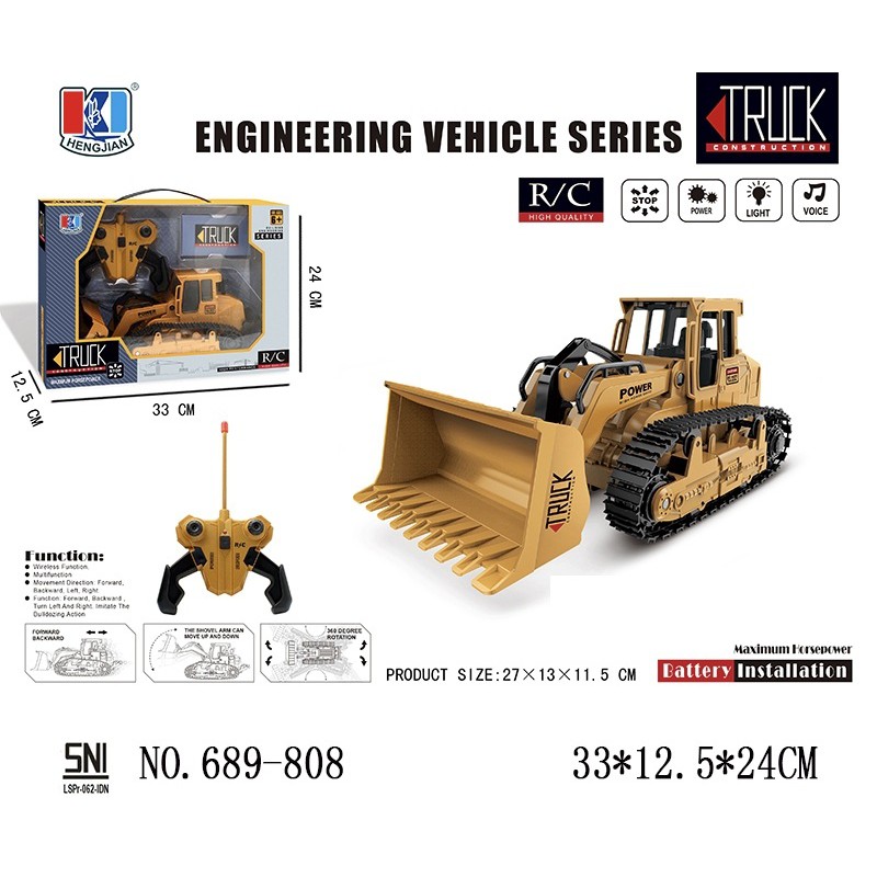 MAINAN ANAK BULDOZER RC / 689-808