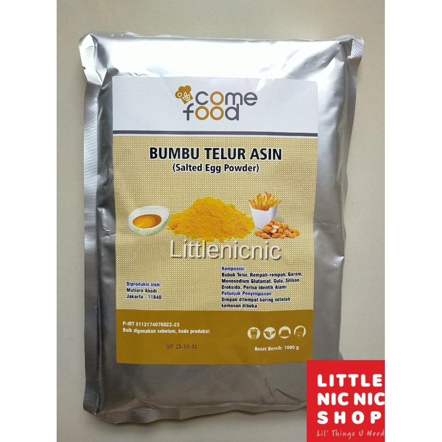 

Come Food Bumbu tabur Telur Asin Salted Egg seasoning powder