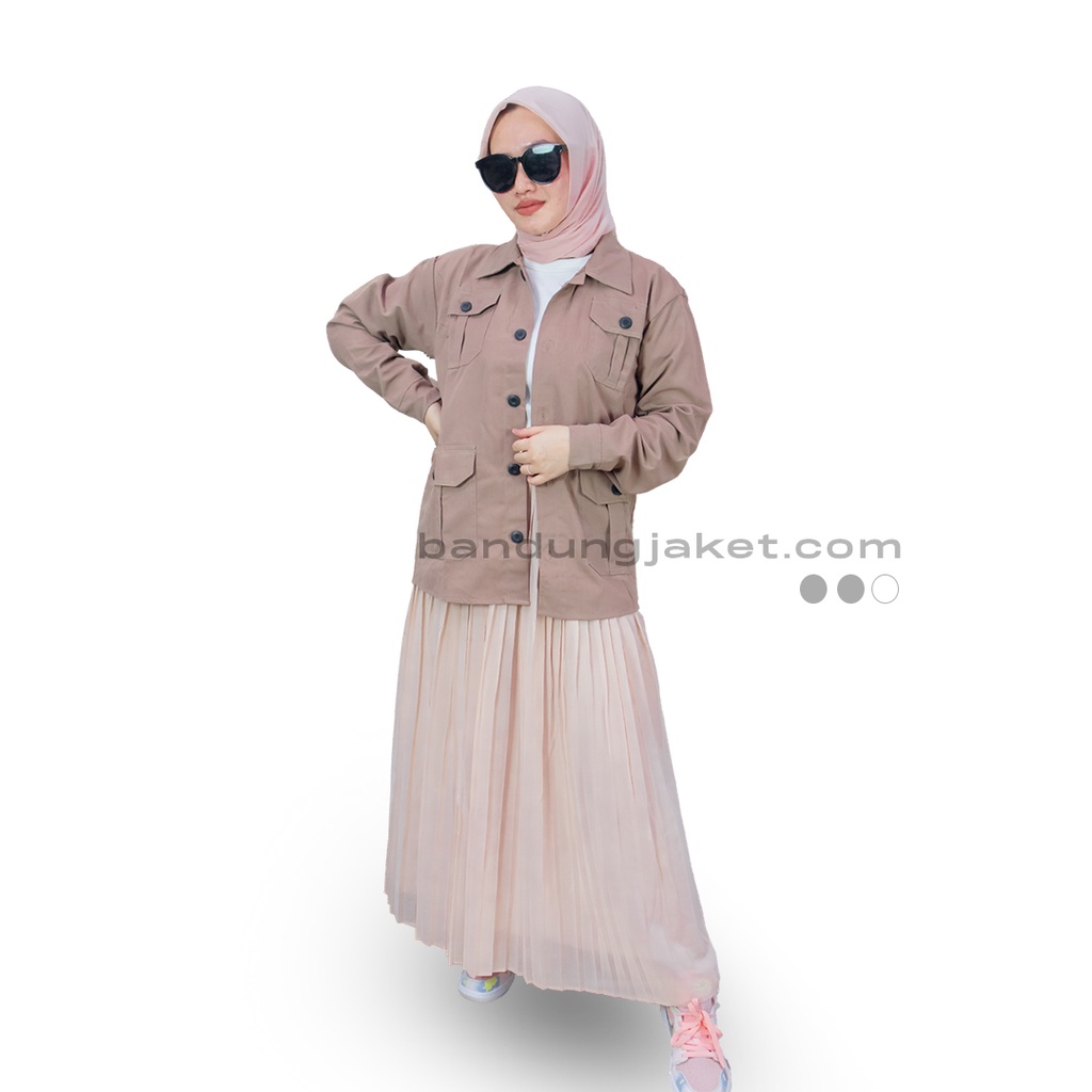 ADAM JAKET MOCCA || JAKET SEMI PARKA || JAKET PRIA DAN WANITA MASA KINI