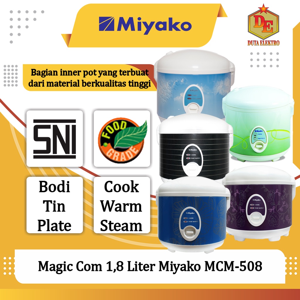 Magic Com 1,8 Liter Miyako MCM 508
