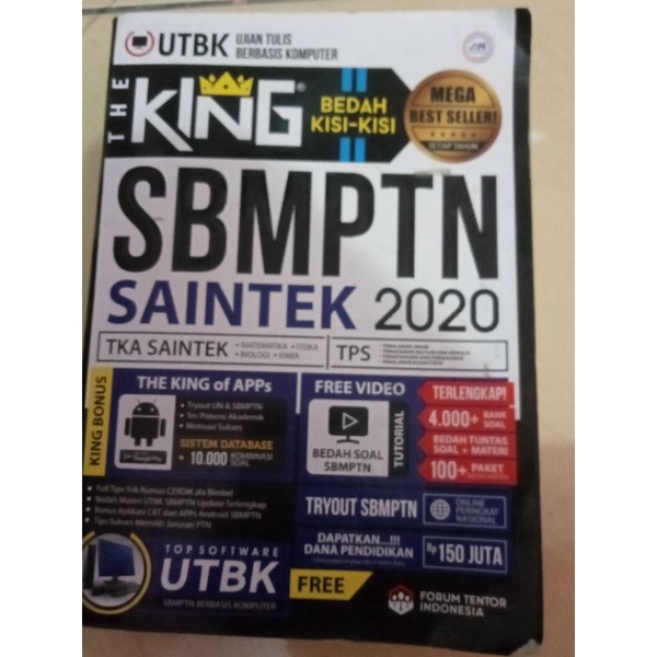 Buku The King Saintek 2021 (Preloved)