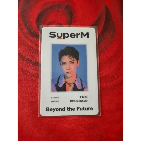 ID DECO STICKER TEN BEYOND LIVE SUPERM PC PHOTOCARD NCT WAYV