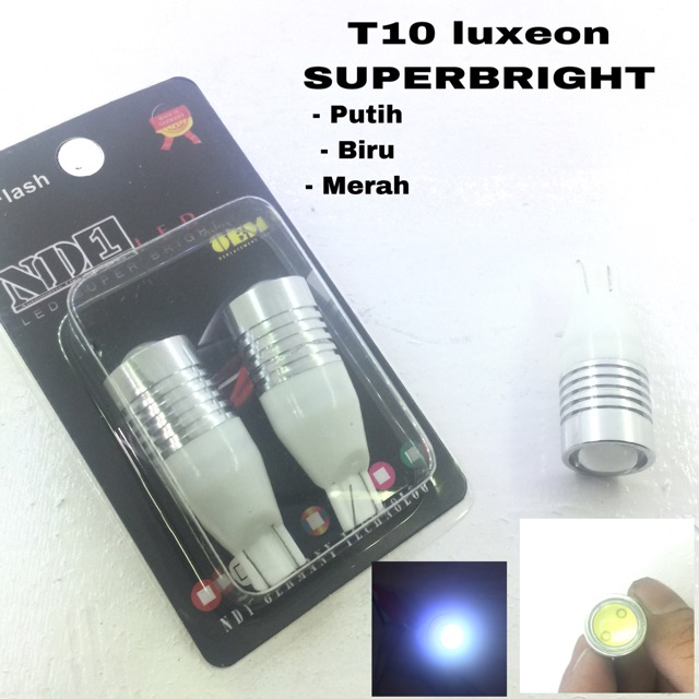 lampu LED T10 LUXEON senja sein lampu mundur  SUPERBRIGHT