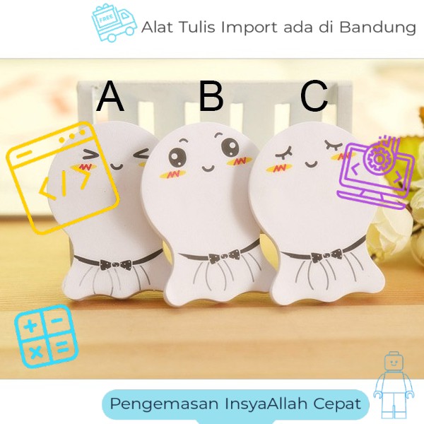 

(Sedia di Pulau Jawa) Sticky Notes Teru Bozu Post It - ST0020