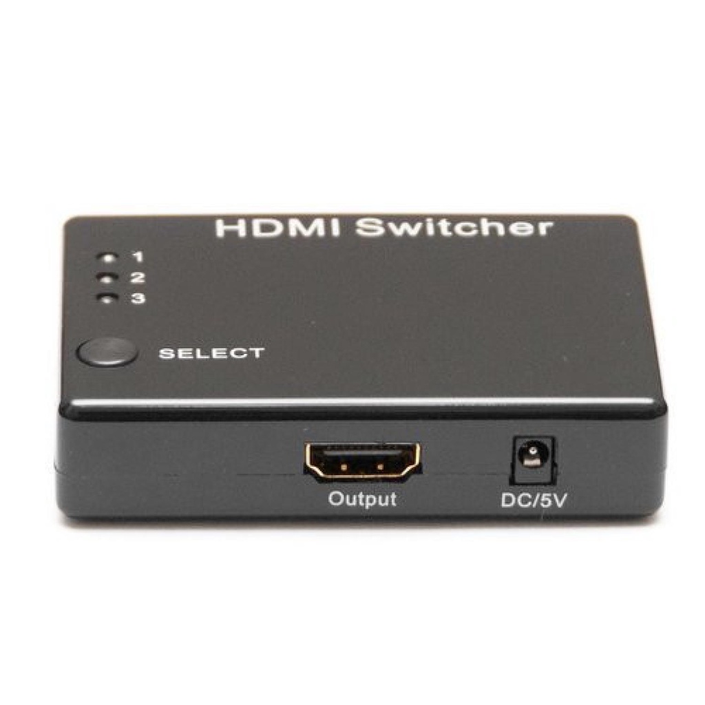 (100% BARANG ORI) Perlinta HDMI Switch 3 Port Full HD 1080P with Remote Control - 3T01