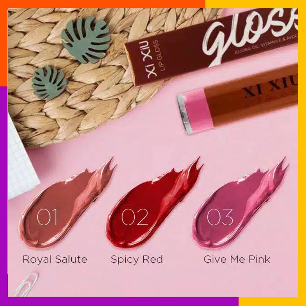 [BPOM] XI XIU Lip Gloss ORIGINAL // LIP GLOSS // PELEMBAB BIBIR