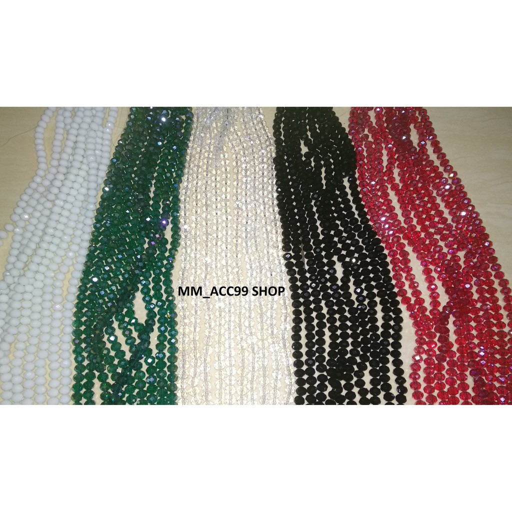 mutiara kristal ceko crystal 8mm-mote kristal ceko