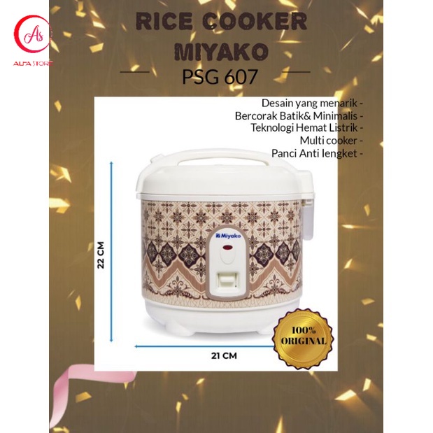 rice cooker miyako psg 607 multi cooker