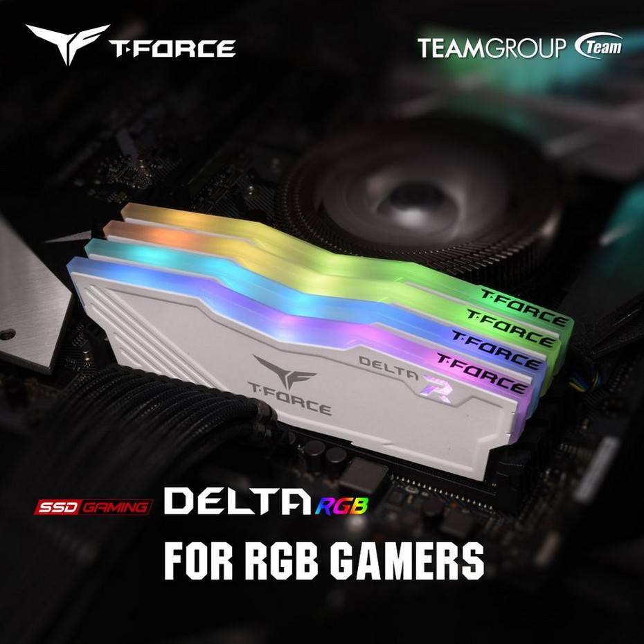 TEAM T-FORCE DELTA RGB PC25600 3200MHz 32GB ( 2X16GB ) TF4D432G3200HC16CDC01