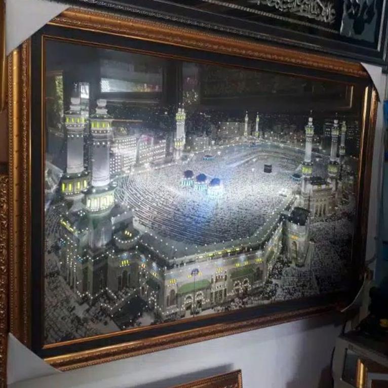 HIASAN DINDING KABAH LAMPU DAN MUROTAL QU'RAN UKURAN BESAR BCY003553