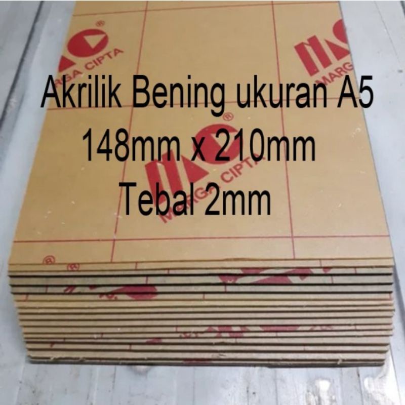 akrilik a5 akrilic a5 murah grosir arilik standing akrilik A5 akrilik ukuran A5 akrilik ukuran 14.8 x 210