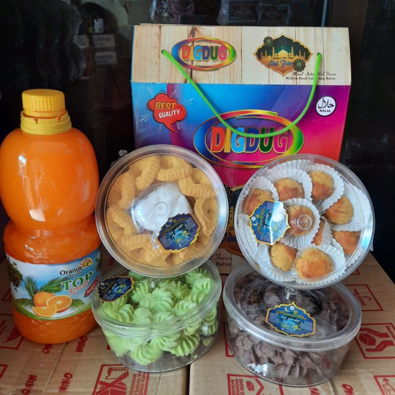 

Paket Lebaran Dig Dug Sirup + 4 kue