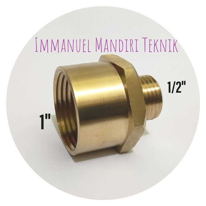 Vlok Sok Drat Luar Dalam 1 x 1/2 / Sock Keran 1 x 1/2 / Sok Keran