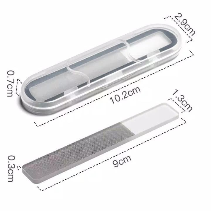 Nano Glass Nail File Buffer untuk Pengkilap Kuku