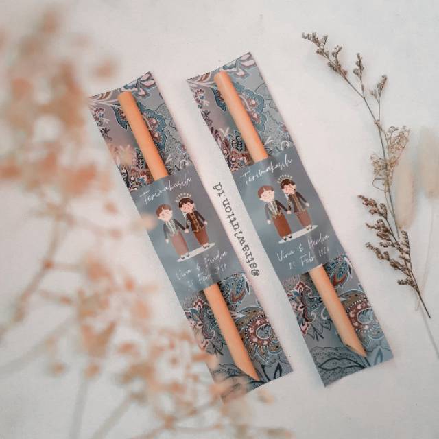 Souvenir sedotan bambu