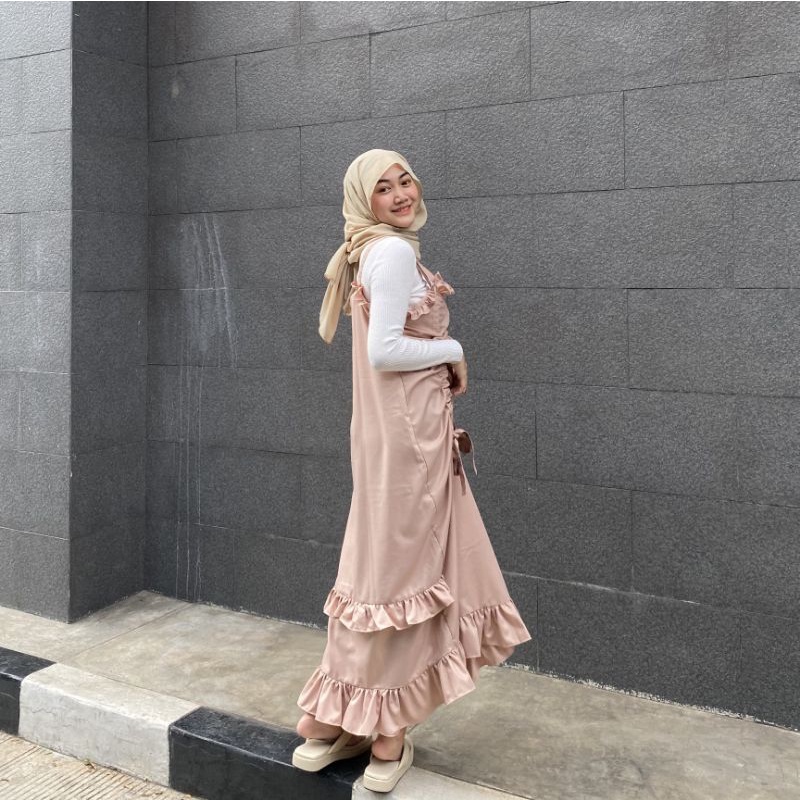 NARI OVERALL by Chuugirls | Overall Dress / Dress serut / Overall Dress Korea / inner dress