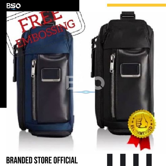 TUMI APLHA BRAVO KELLEY SLING BAG TERBARU / TAS SELEMPANG TUMI KELLEY BRAVO FREE EMBOSS MIRROR 1:1