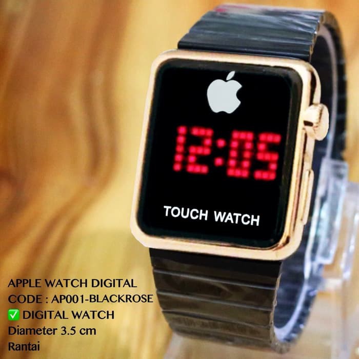GROSIR Jam tangan apple digital touch watch led rantai pria wanita