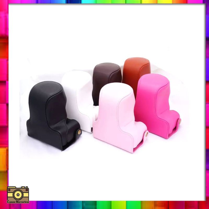 kamera Mirrorless Retra Vintage Leather Digital Camera Bag Case for Fujifilm XM1 X-M1 XA1 X-A1 XA2