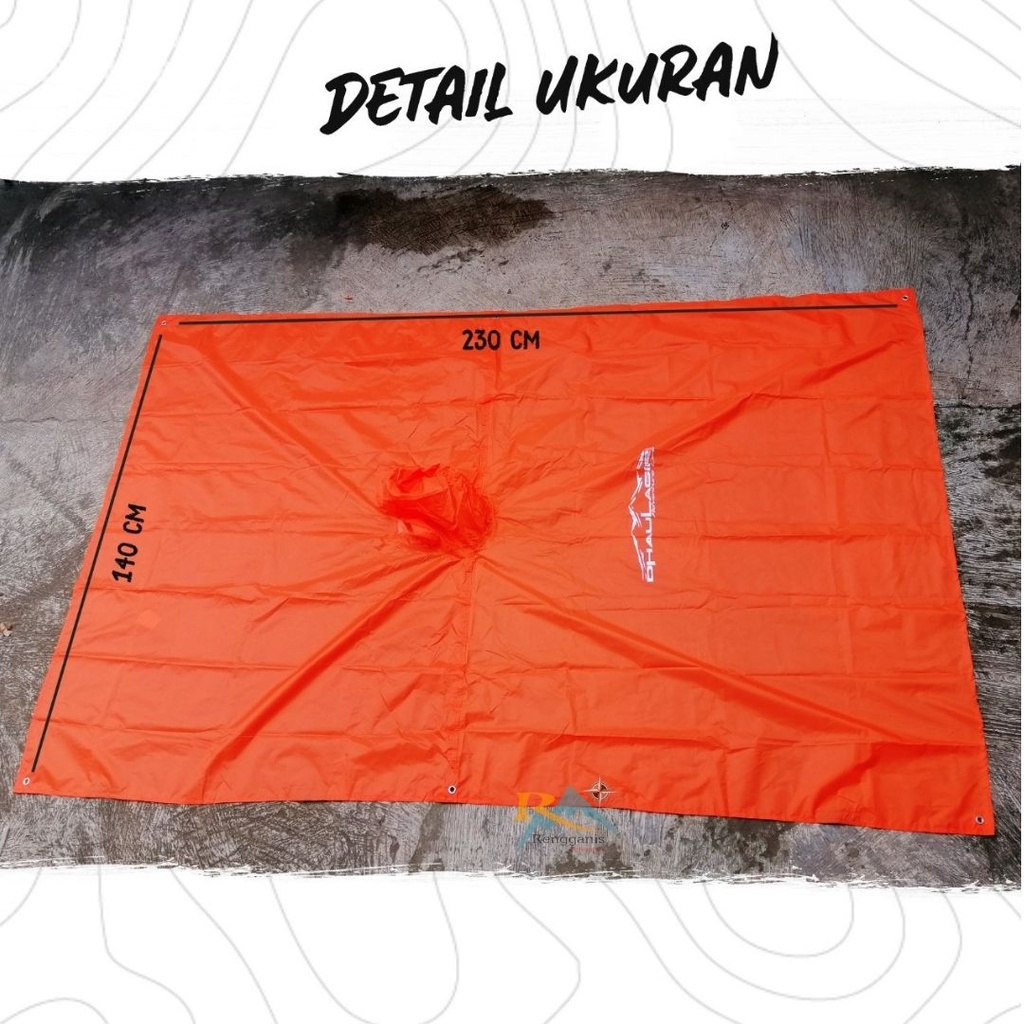 Poncho DHAULAGIRI 3 IN 1 Jas Hujan Kelelawar Ponco Multifungsi Bivak Waterproof