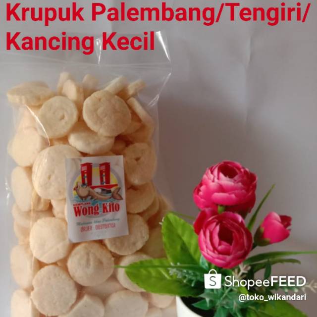 

Krupuk palembang/krupuk kancing kecil/krupal/krupuk tengiri