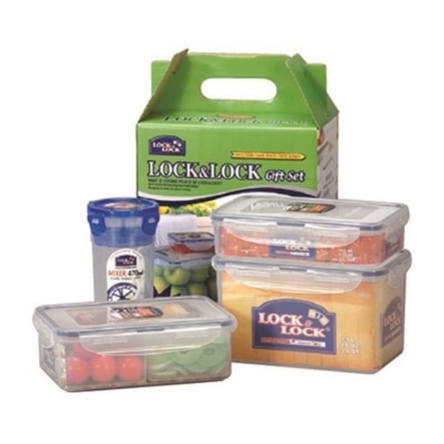 Jual Lock and Lock Plastic Container 4 Set Shopee Indonesia
