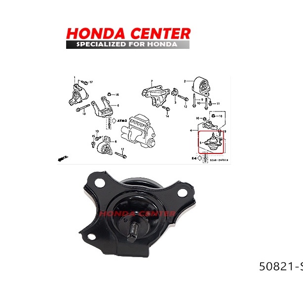 ENGINE MOUNTING KIRI GANTUNGAN MESIN KIRI dudukan mesin kiri stream 2002 2003 2004 2005 2006 1700CC civic vti vtis 2001 2002 2003 2004 2005