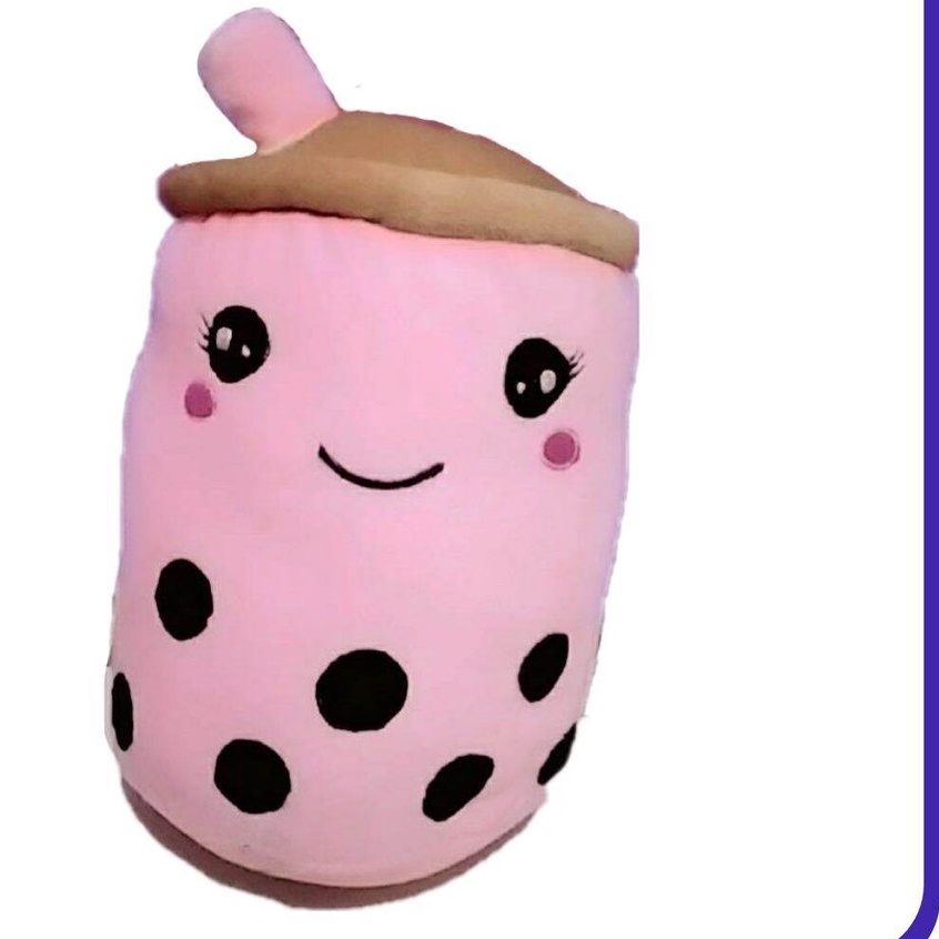 TERMURAH boneka boba bantal boba jumbo milk tea strawberry boneka jumbo Boju high quality lembut Bon
