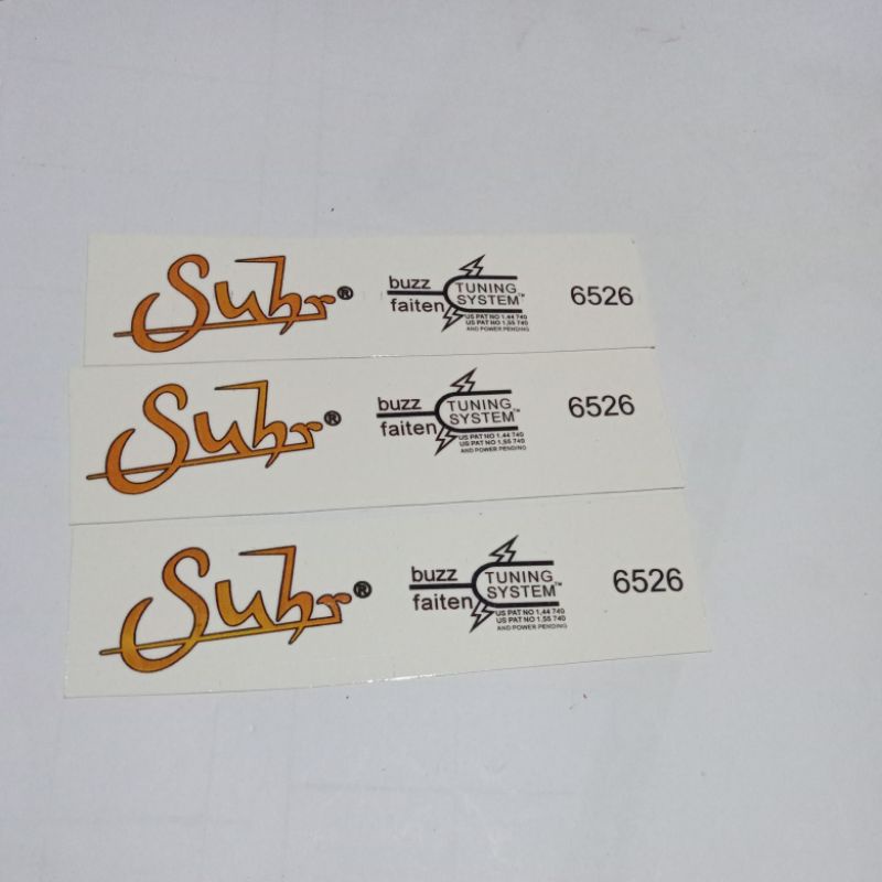decal gitar suhr