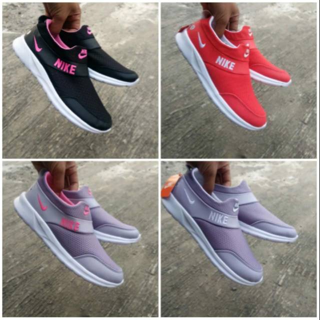 Sepatu nike slip on new wanita