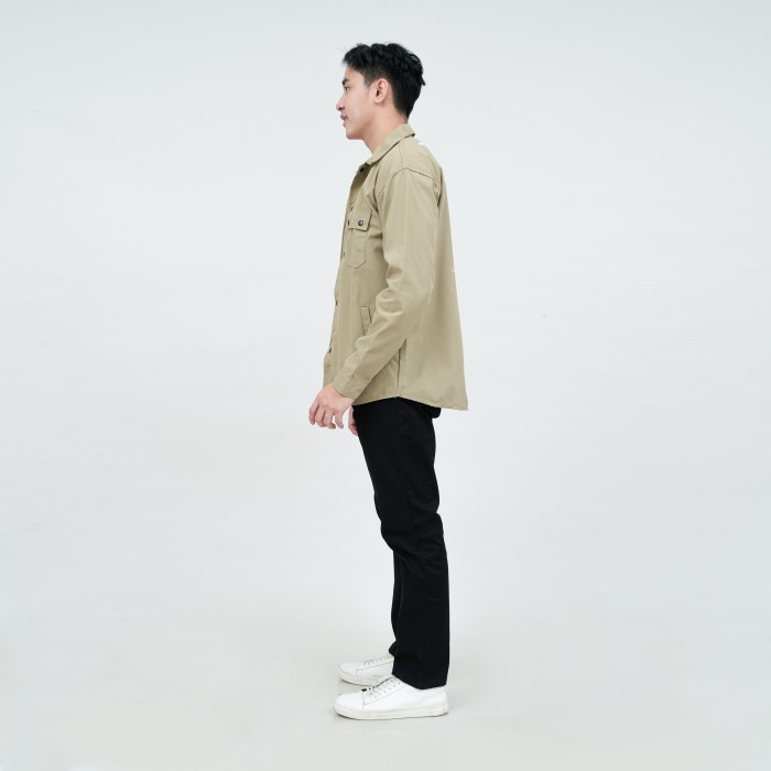 Houseofcuff Jaket Parka Jacket Cream Motif Unisex Tokyo City