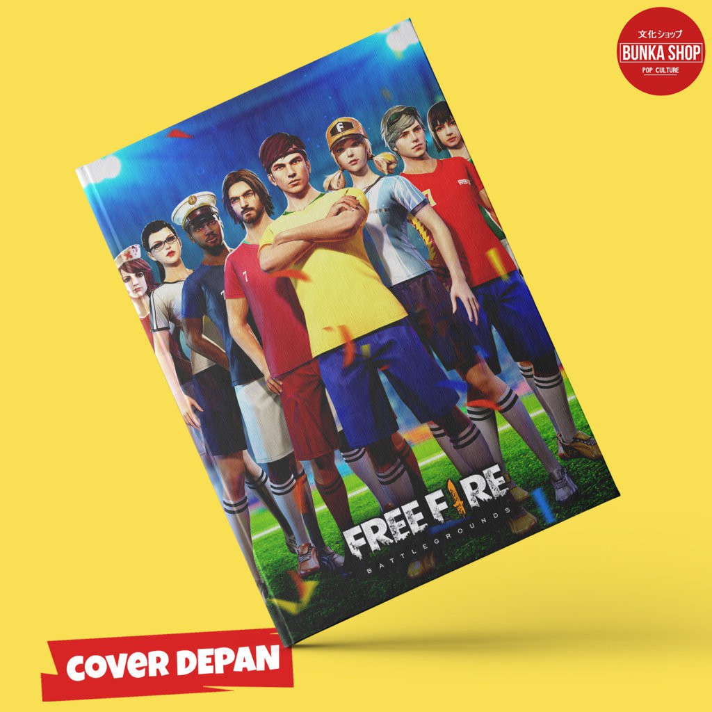 

Note Book Game Free Fire Football Series Hardcover A5 Jurnal Agenda Planner