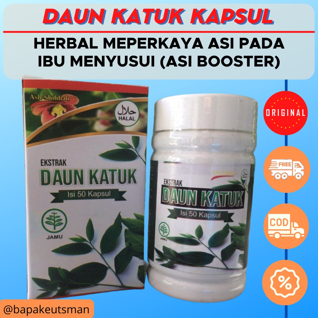 KAPSUL DAUN KATUK – HERBAL IBU MENYUSUI UNTUK KEBUTUHAN NUTRISI BAYI (ASI BOOSTER)