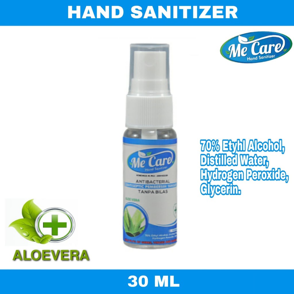 HAND SANITIZER 30 ML SPRAY ME CARE