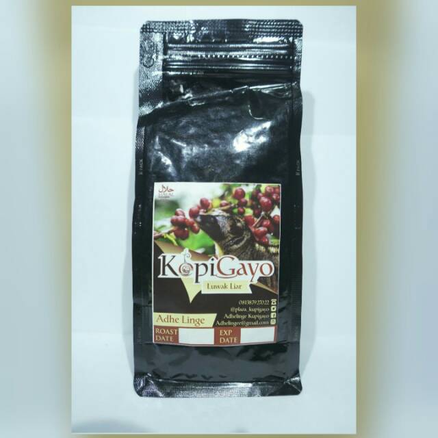 

KOPI ARABIKA GAYO ADHE LINGE LUWAK LIAR 200 GRAM. BUBUK