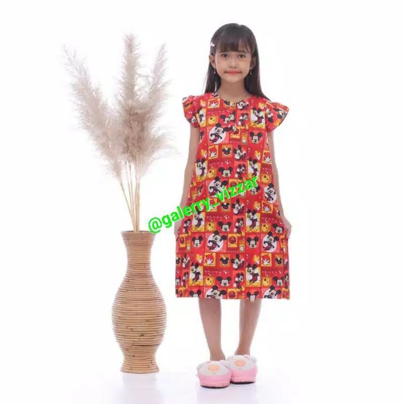 Daster Katun Anak Motif Kartun