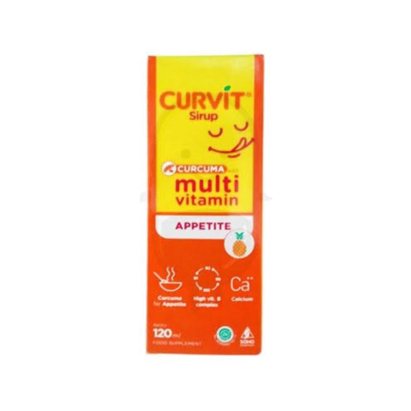 CURVIT SIRUP 60 ml|CURVIT SYRUP 120 ml|CURVIT CL EMULSION 175 ML| Vitamin Memperbaiki Nafsu Makan