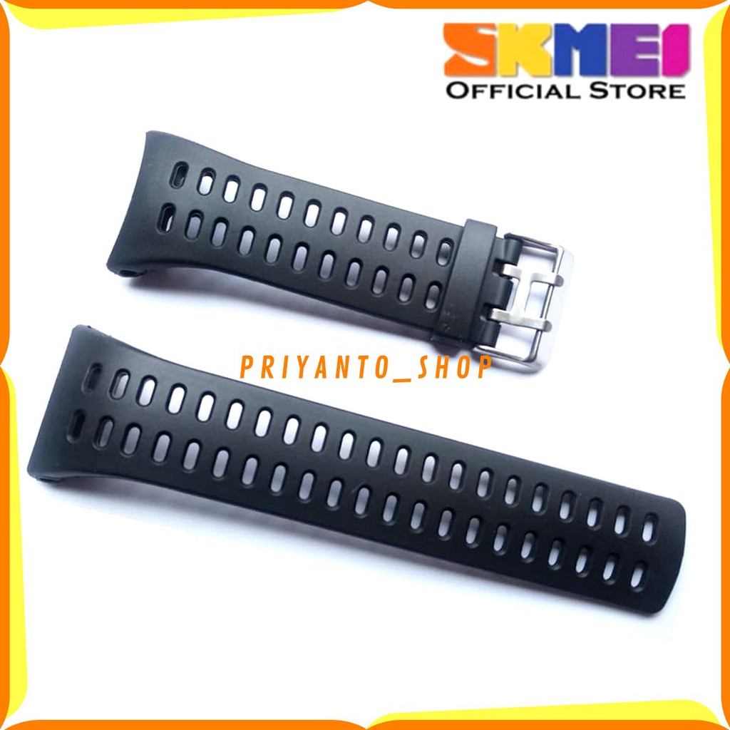 TALI JAM TANGAN SKMEI 1295 STRAP SKMEI 1295 HITAM