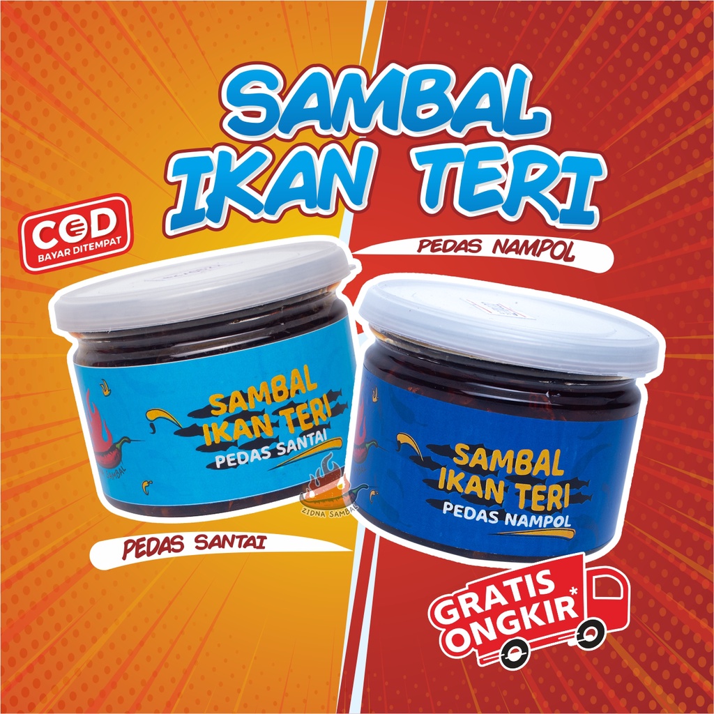 

Makanan Instan Halal, Makanan Seafood, Sambal Ikan Teri, Sambal Kekinian, Seafood Olahan, Zidna Sambal