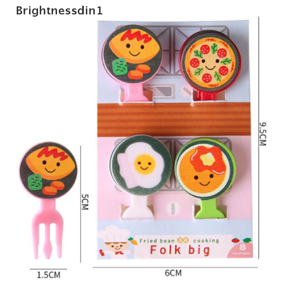 Garpu Buah / Kue / Dessert Mini Desain Kartun Hewan Untuk Natal / Halloween