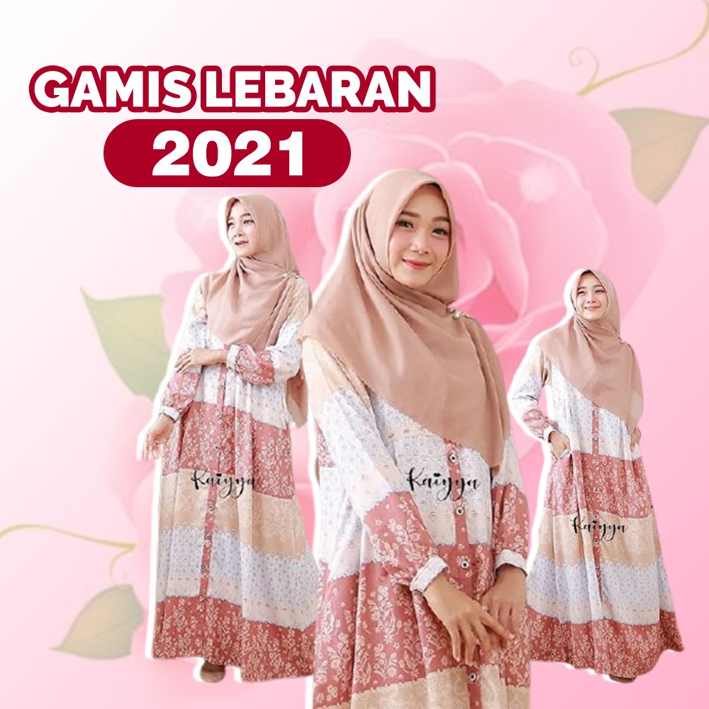Baju Lebaran 2021 Gamis Lebaran Gaun Model Gamis Terbaru Buat Lebaran