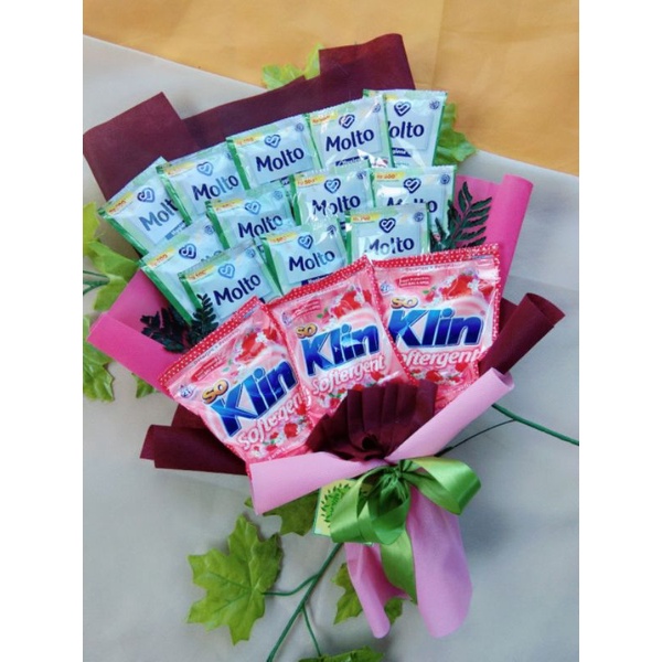 Buket sabun, buket snack, hadiah sabun, parcel sabun, buket detergent, hadiah sidang wisuda