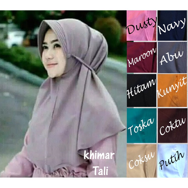 Jilbab Khimar Rempel Tali - reihanhijab