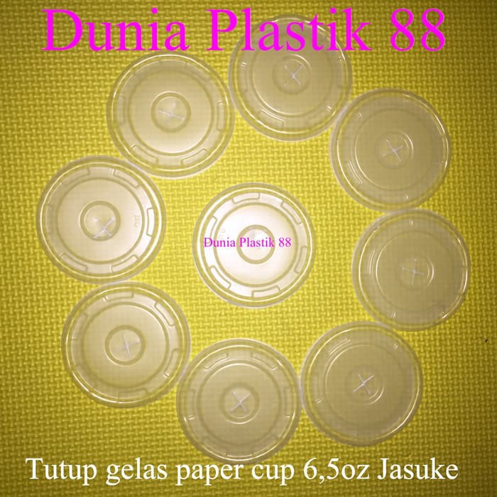 HARGA PC TUTUP plastik gelas kertas PAPER CUP 6 5oz jagung JASUKE popc DP